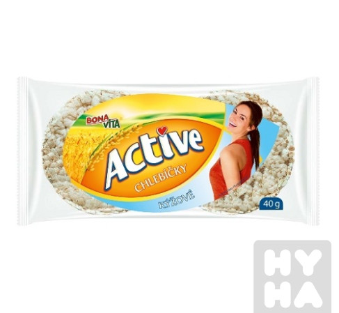 detail BV Active chlebíčky 40g Rýžové