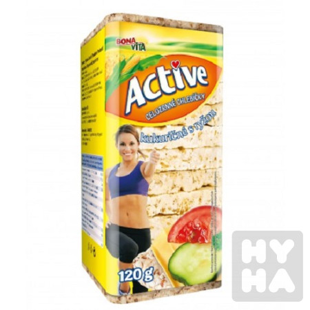 detail BV Active chlebíčky 120g Kukuřičné s rýží