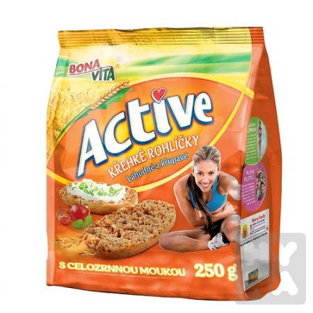 detail BV Active rohlíčky 250g Křehké s celozrnou moukou