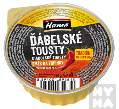 detail Hamé dábelské tousty 120g chili