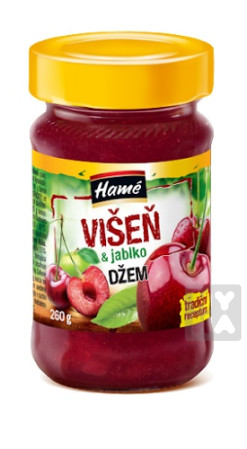 detail Hamé džem 260g Višeň