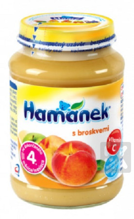 detail Hamánek 190g Broskev