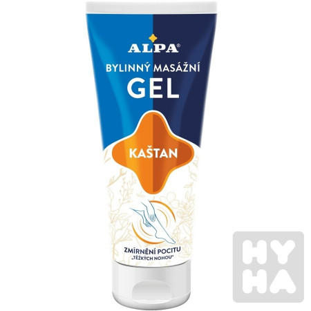 detail ALPA bylinný masážní gel 100ml Kaštan