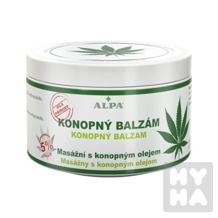 detail ALPA konopný balzám 250ml masážní