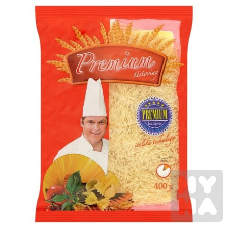 detail Premium těstoviny 400g vlas.nudle