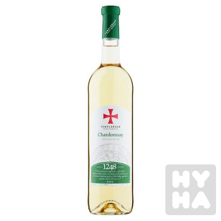 detail Templářské 0,75l Chardonnay bílé