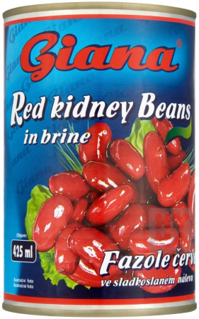 detail Giana Fazole červené 400g
