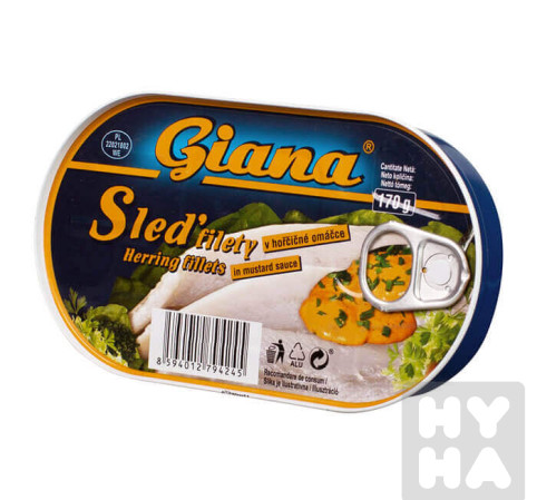 detail Giana Sled´ filety 170g hořčičné omáčce