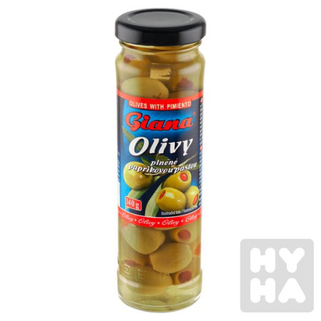 detail Giana 140g zelené sklo plněné paprikovou pastou