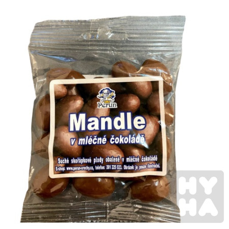 detail Perun 80g Mandle v mléčné čokoládě