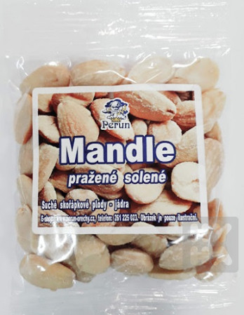 detail Perun 75g Mandle pražené solené