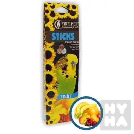 detail Fine pet sticks 110g Pro andulku 2ks ovoce