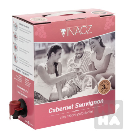 detail Vina CZ 3L Cabernet sauvignon Rose