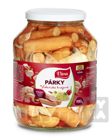 detail Viva 1550g Párky Vídeňské krájené