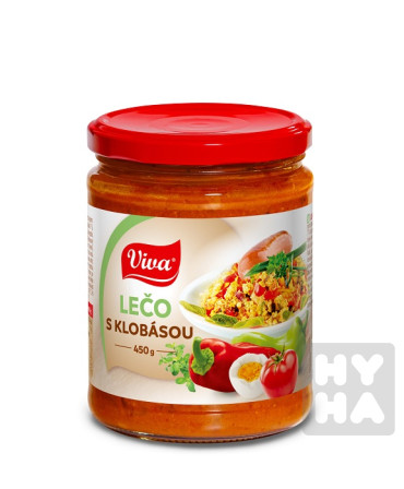 detail Viva sklo Lečo s klobásou 450g