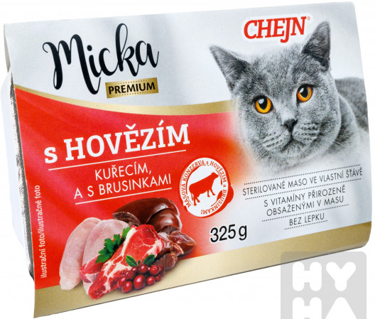 detail Chejn MICKA 325g vanička s hovězím