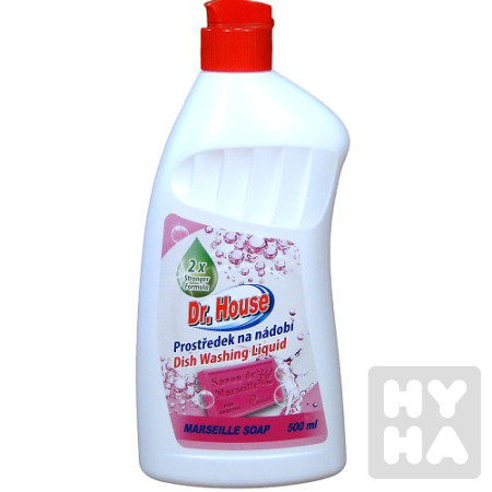 detail Dr.House na nadobí 500ml Marseille soap