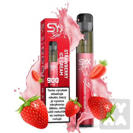 detail SYX bar 1000 potahů smooth strawberry