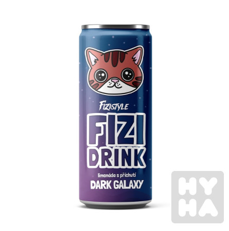 detail Fizistyle fizi drink 250ml Dark Galaxy