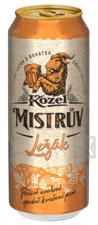 detail Kozel 500ml Mistův ležák