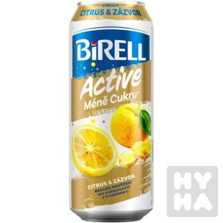 detail Birell 500ml active citrus a zázvor