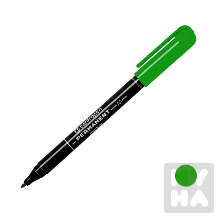 detail Centropen Popisovač nestíratelný 2846 zelený 1mm