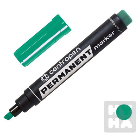 detail Centropen Značkovač nestíratelný 8576 zelený stopa 1-4,6mm