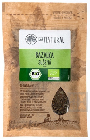 detail Its Natural 10g Bazalka BIO
