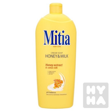 detail Mitia tekuté mýdlo 1l Honey & Milk