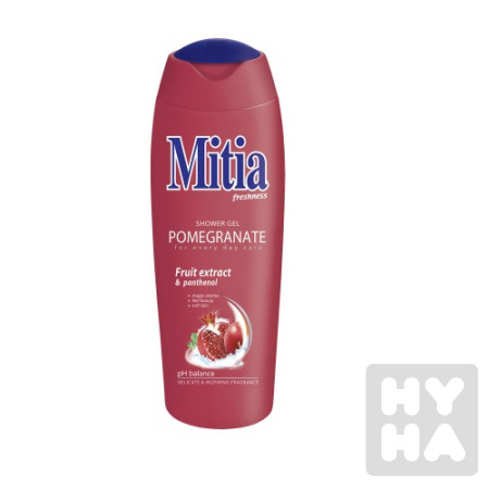 detail Mitia sprchový gel 400ml Pomegranate
