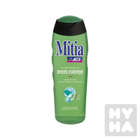 detail Mitia sprchový gel 2v1 400ml speed energy