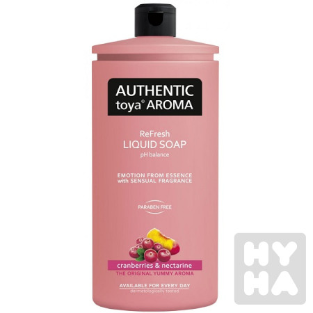 detail Authentic tekute mydlo 600ml cranberries a nectarine