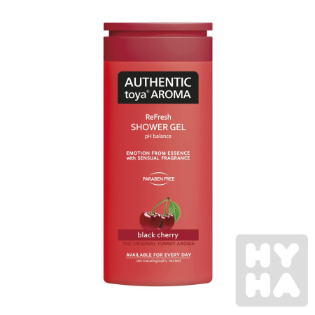 detail Authentic sprchový gel 400ml black cherry