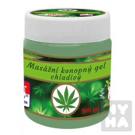 detail Konopný gel cannabis 500ml chladivý