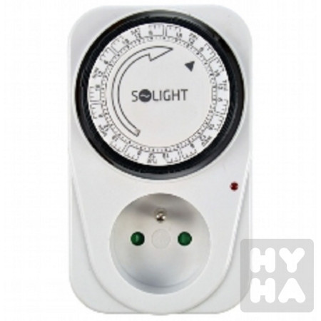detail Solight časový spínač mechanický, týdenní, interval 2h, vypínač