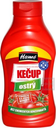 detail Hame Kečup 900g Ostrý