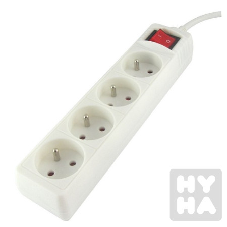 detail Trixline/Qtec prodluzovaci kabel T-F 5m 4 zas+vyp.