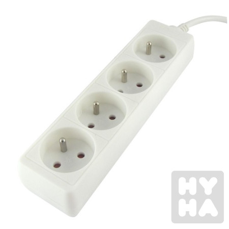 detail Tixline prodluzovaci kabel 1,5m 4 zasuv o dien 4 lo 1,5m