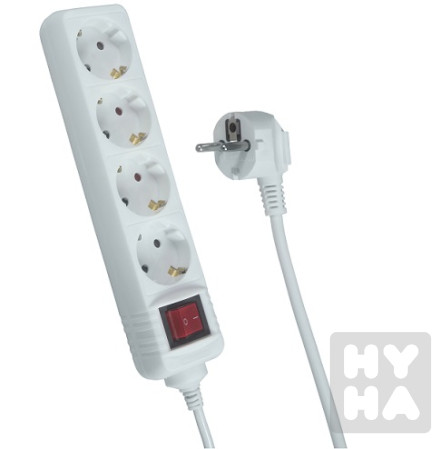 detail Trixline Prodlužovací 5m 4 zás. vyp TR815