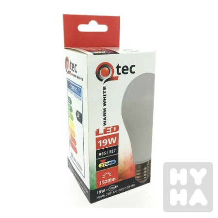 detail Qtec Led 19W A65 E27 2700K