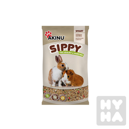 detail Akinu Sippy deluxe pro kraliky a morcata 400g