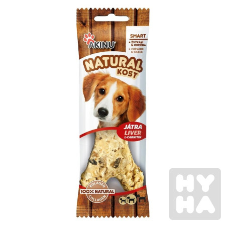 detail Akinu natural kost s játry a L-carni. 1ks 17617