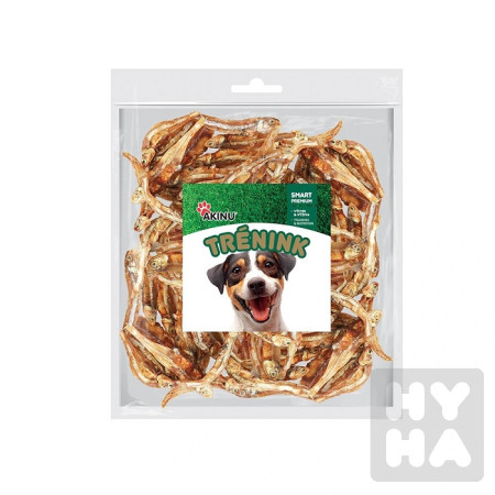detail Akinu TRÉNINK sušené rybičky pro psy 200g