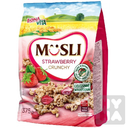 detail Bonavita Crunchy musli s jahodami 375g