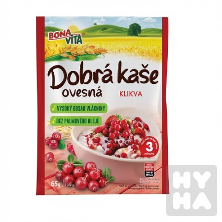 detail BV Dobrá kaše 55g Klikva