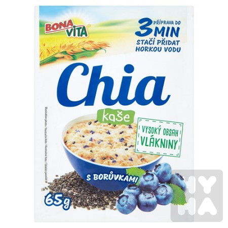 detail BV Chia kaše 65g Borůvky