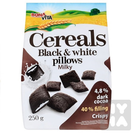 detail Bonavita Cereals black a white pollows milky 250g