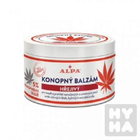 detail Konopný balzam 250ml Hřejivý