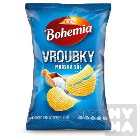 detail Bohemia chips 55g Vroubky mořská sůl