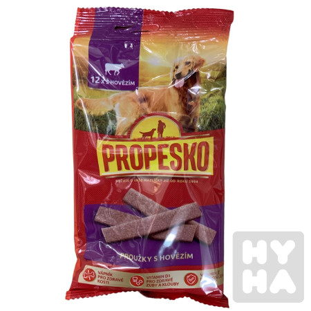detail Propesko 120g prouzky s hovezi